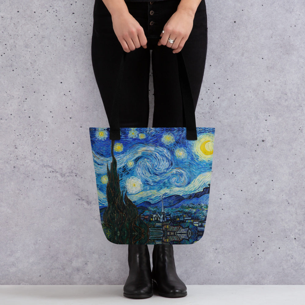 Behram Agha Studio's Exclusive Starry Night Tote Bag: Art Meets Functionality